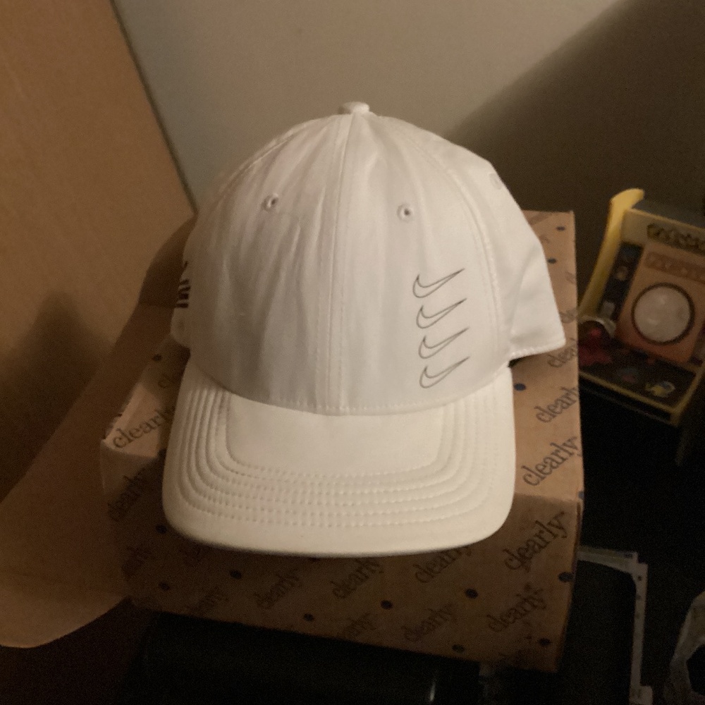 White Nike Hat